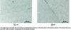 Figure 26 - Microscopic analysis of bonding interfaces for angularly oriented surfaces