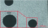 Figure 30 - Effect of compression on channel geometry in an angularly oriented parting line