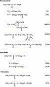 Figure 31 - Some acrylic monomers used in stereolithography