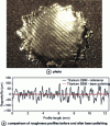 Figure 20 - Local laser polishing (Ti6Al4V EBM sample)