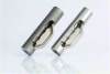 Figure 39 - Surface finishing of a complex part by abrasive paste extrusion (side channel) and COOLPULSE process (main bore) (credit and copyright: EOS – Extrude Hone)