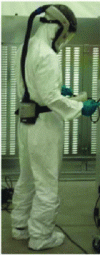 Figure 14 - Illustration of PPE worn by the operator