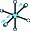 Figure 4 - Diagram of the UF6 molecule