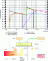 Figure 19 - SEA abandoned borehole in storage – Near-field molar flow history and pathway distribution detail – package types CU1 – 129I (COx: Callovo-Oxfordian)