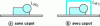 Figure 1 - Definition of insertion loss as the difference in sound power levels between the two configurations a and b