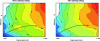 Figure 14 - Combustion noise assessment of a diesel engine in the rpm-load field, before and after optimized settings