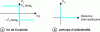 Figure 1 - Representation of the tangent contact force according to Coulomb's law and the normal contact force according to the principle of unilaterality.