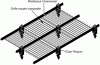 Figure 7 - Formwork grid with stiffeners and fastening clips