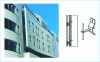 Figure 26 - Fastening clips used with façade cladding panels. Housing. Paris [Gérard Thurnauer, Antoine Aygaline]