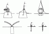 Figure 15 - Ground anchoring principles for inflatable structures (from [23])