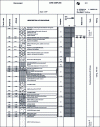 Figure 2 - Lithological cross-section on a site of soft clays, muds and peats