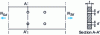 Figure 16 - Holes arranged in rows perpendicular to the force