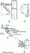 Figure 44 - Platform support brace and fasteners