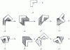 Figure 10 - Torsion of an irregular building (eigenmodes of an L-shaped building) (from )