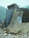 Figure 47 - Tsunami defense wall knocked down