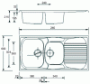 Figure 18 - Sink in synthetic material (Credit Franke)