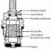 Figure 25 - G 1/2 poppet mechanism, watertight