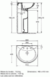 Figure 8 - Pedestal washbasin