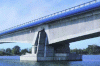 Figure 17 - Pierre Pfimlin bridge over the Rhine (central span 205 m) (Source LCPC)