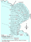 Figure 22 - Wave refraction in the Bay of Lecques: a plan of approach