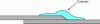 Figure 4 - Cross-section of an extrusion weld