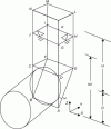 Figure 3 - Horn model for estimating the value of the confining pressure