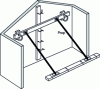 Figure 14 - Construction diagram for a gable not yet braced