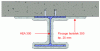 Figure 64 - Cross-section of a beam with fire protection
