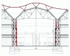 Figure 68 - Cross-section of a renovated hall