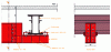 Figure 28 - Hanging a beam under an old beam with angle brackets