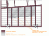 Figure 72 - Projected plan of the cut-out for the new elevator shaft