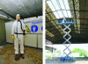 Figure 22 - Asbestos operator – Fibro-cement sheet removal site (Genier-Deforge credit)