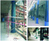 Figure 40 - Containment of poles by draping and impregnation of composite fabrics (Crédit Sireg)