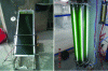 Figure 7 - Photobioreactors tested by Ciments Calcia (photo credit: AlgoSource Technologies)