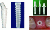 Figure 3 - Examples of single-piece ceramic (zirconia) implants [34][35]