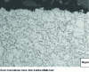 Figure 13 - MO image of T91 steel immersed for 1,200 hours in Pb-Bi liquid alloy at 470°C in an experimental setup with low-velocity liquid alloy circulation (vPb-Bi = 0.075 m · s–1)