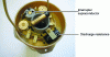 Figure 3 - Outputs of a CNRS/CRTBT NbTi 8.6 T coil at 4.2 K with its superconducting switch and discharge resistor