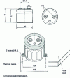 Figure 21 - Mounting an electrolytic capacitor on a cold plate (doc. SIC-SAFCO)