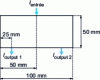 Figure 26 - Plate geometry