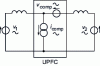 Figure 29 - Simplified equivalent diagram of the UPFC