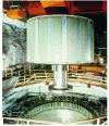 Figure 12 - 360 MVA fully water-cooled alternator at 333 rpm [Kvilldal power plant (Norway) – photo Alstom]