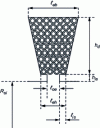 Figure 15 - Notch geometry parameters