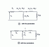 Figure 3 - Equivalent electrical model per phase