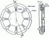 Figure 11 - Stop with oscillating pads positioned between stop screws