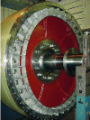 Figure 7 - Magnet rotor with center sail and shrink disc