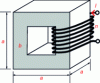 Figure 12 - Magnetic circuit and coil form an inductance