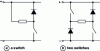 Figure 17 - Supply circuits: unidirectional currents