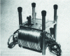 Figure 22 - Machine operating in rotation-translation. Nominal torque 5 N · m, Nominal force 10 kg (Renault documentation and Laboratoire Électromécanique, Université de Technologie de Compiègne).