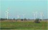 Figure 8 - DEWI test facility at Wilhelmshaven [57]: horizontal-axis turbines 