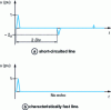 Figure 9 - Echogram of discontinuities on a line